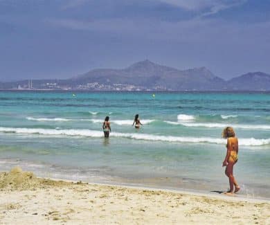 Playa de Muro auf Mallorca.