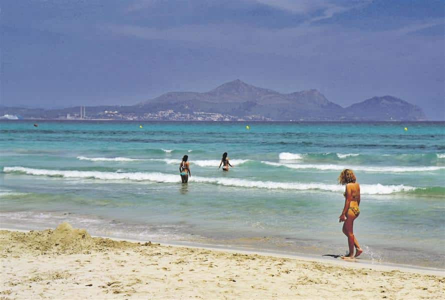 Playa de Muro auf Mallorca.
