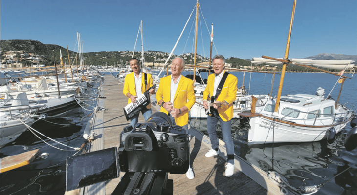 Die Calimeros produzieren viele Musikvideos auf Mallorca
