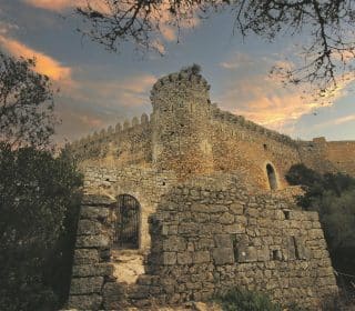 Das Castell de Santueri bei Felanitx auf Mallorca