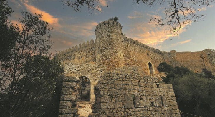 Das Castell de Santueri bei Felanitx auf Mallorca