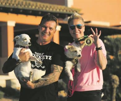 Inselzeitung Golf mit Olaf Möhle und Sonja Zietlow