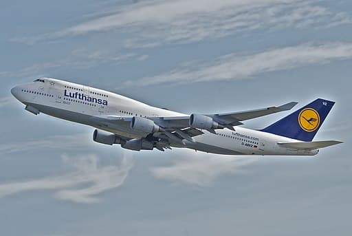 Boeing 747-400 im Mallorca-Einsatz.