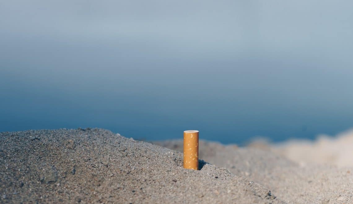 Rauchverbot am Strand auf Mallorca.