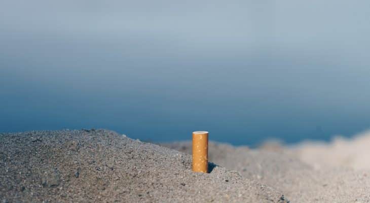 Rauchverbot am Strand auf Mallorca.