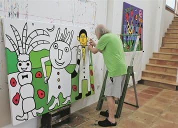 Gustavo ist Mallorca bekanntester Künstler