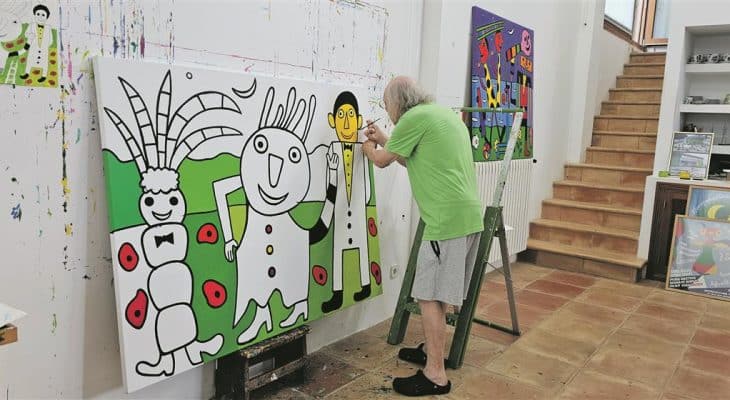 Gustavo ist Mallorca bekanntester Künstler