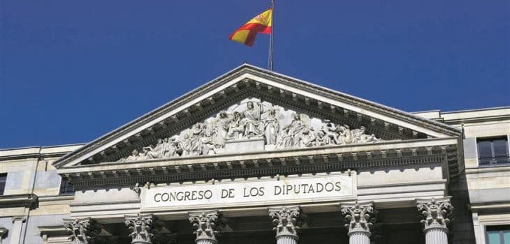 Spanisches Parlament sanchez