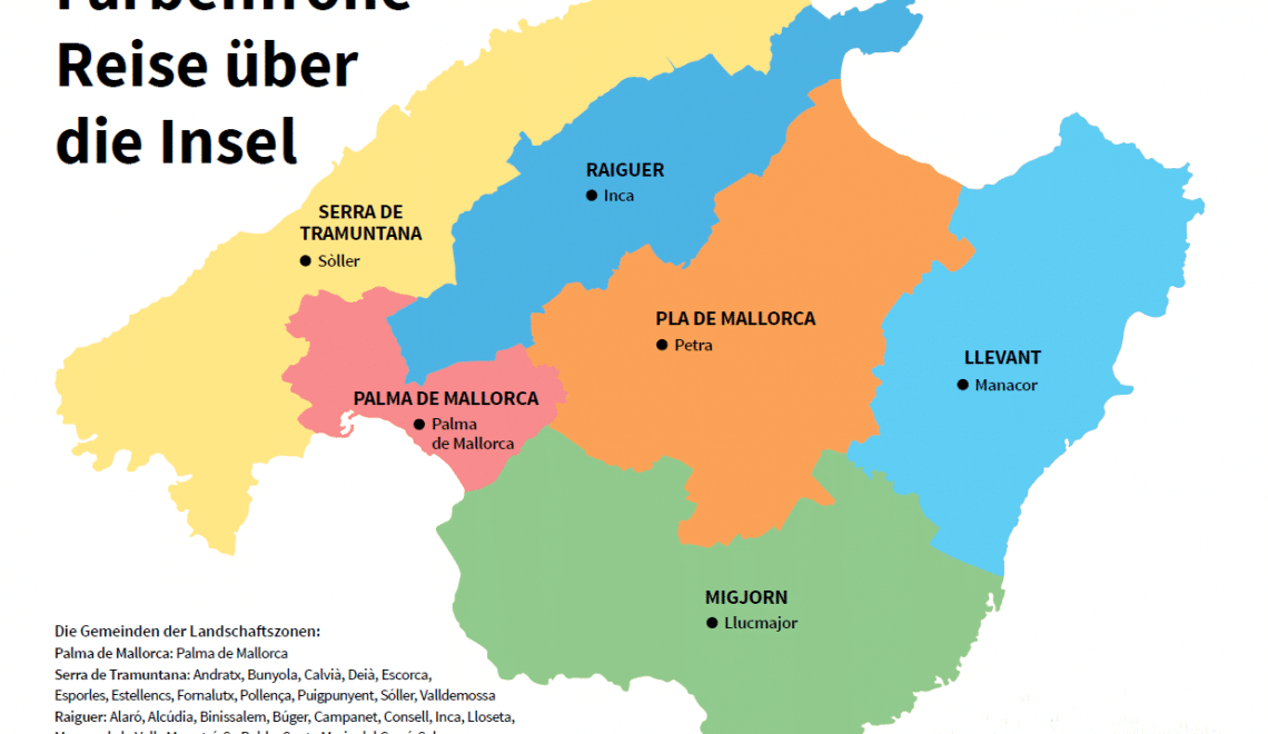 Mallorcas Comarcas im Überblick